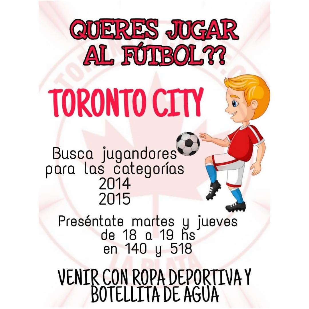 folleto de convocatoria toronto city
